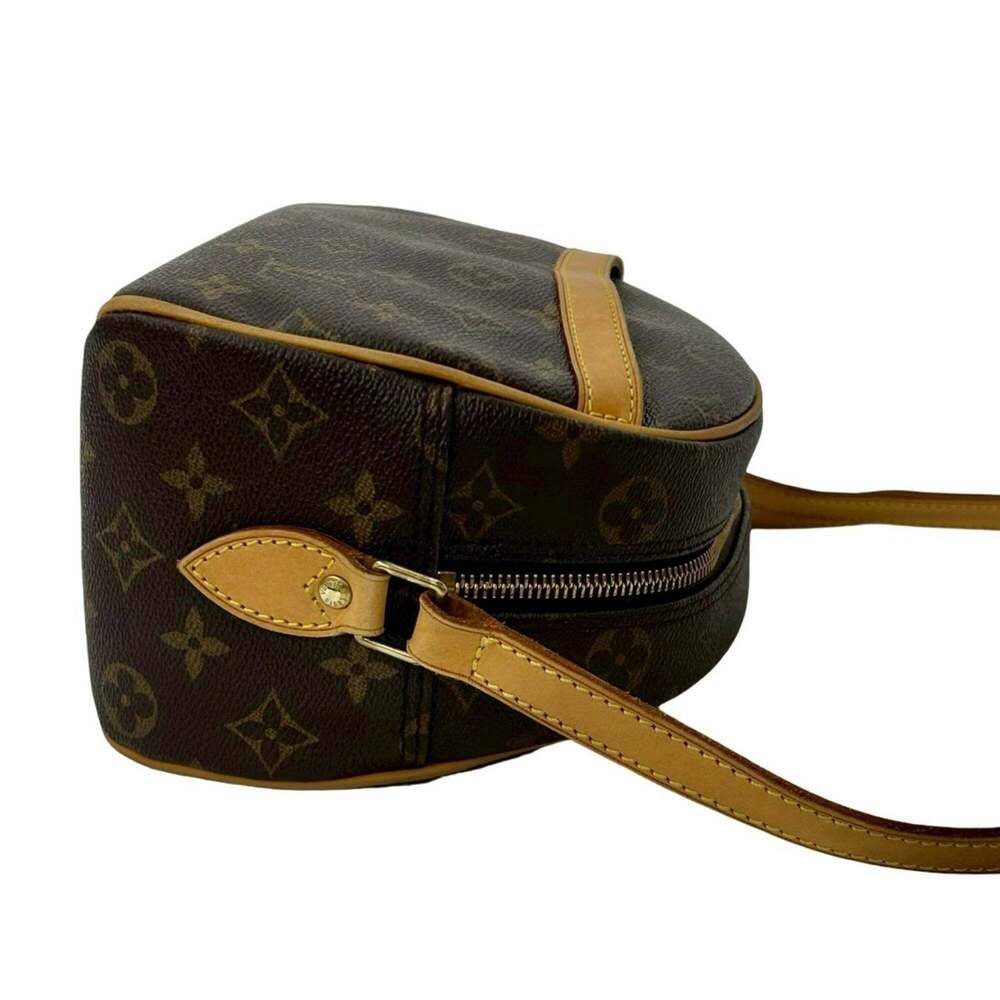 LOUIS VUITTON Authentic Brown Monogram Leather Pochette Shoulder Bag - Picture 6 of 10